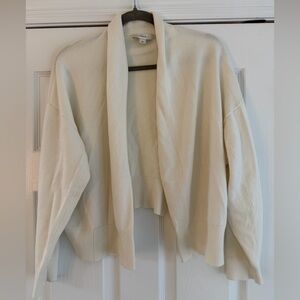 Vince Cream Women's Open-Front Cardigan Sweater